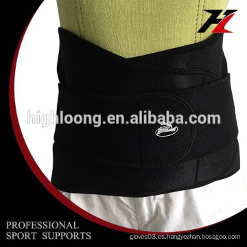 Cinturón ajustable de neopreno de cintura ajustable negro de alta calidad al por mayor